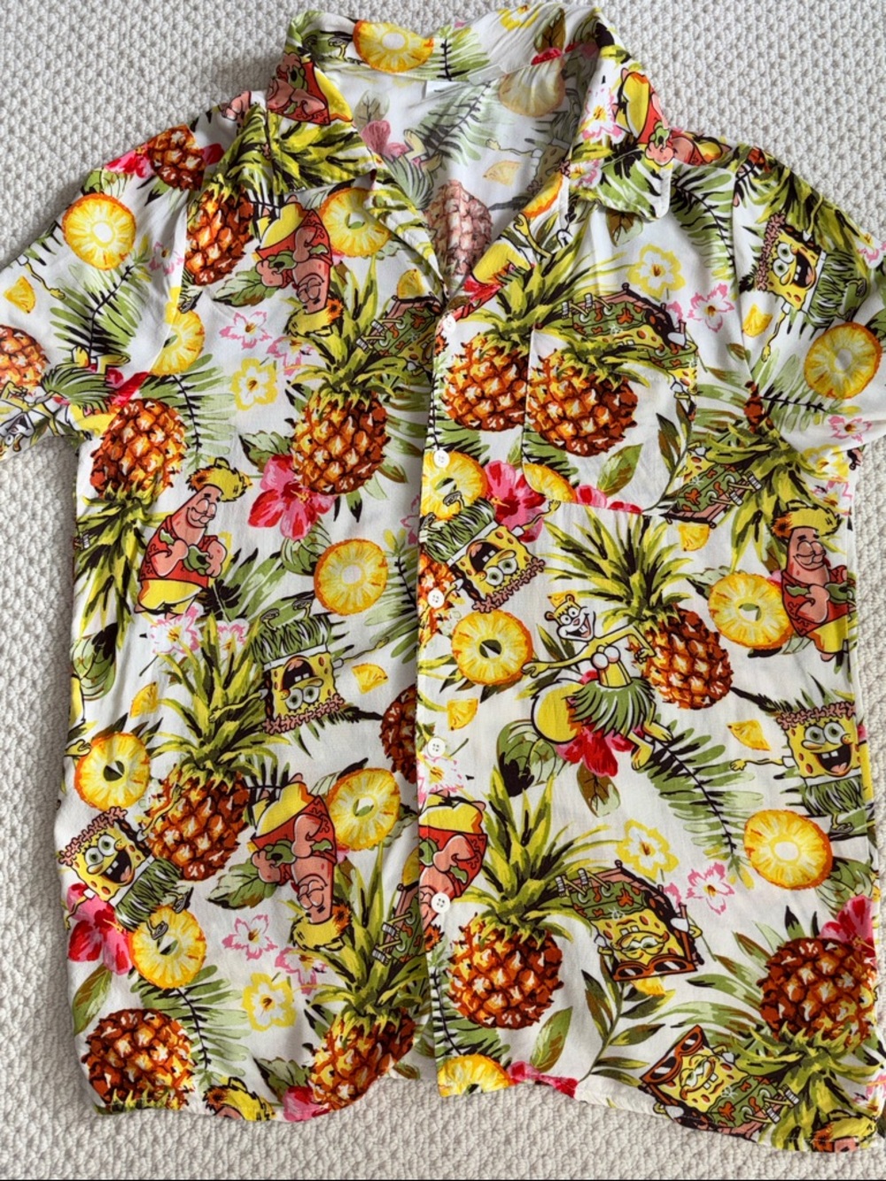 Nickelodeon SpongeBob Hawaiian Shirt